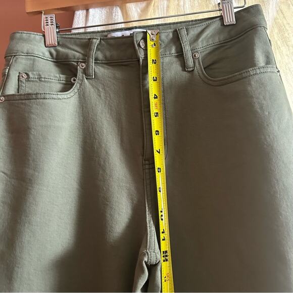 DAZE Sundaze Carpenter Jean Utility Cargo Workwear Olive Green Raw Hem NEW Sz 28 - Picture 9 of 11